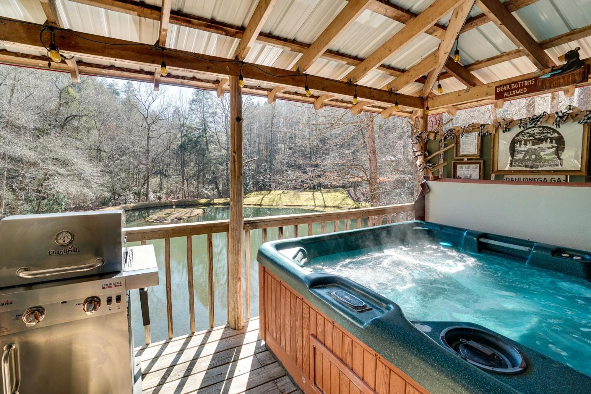 Secluded Family Retreat In Dahlonega With Hot Tub! Βίλα Εξωτερικό φωτογραφία