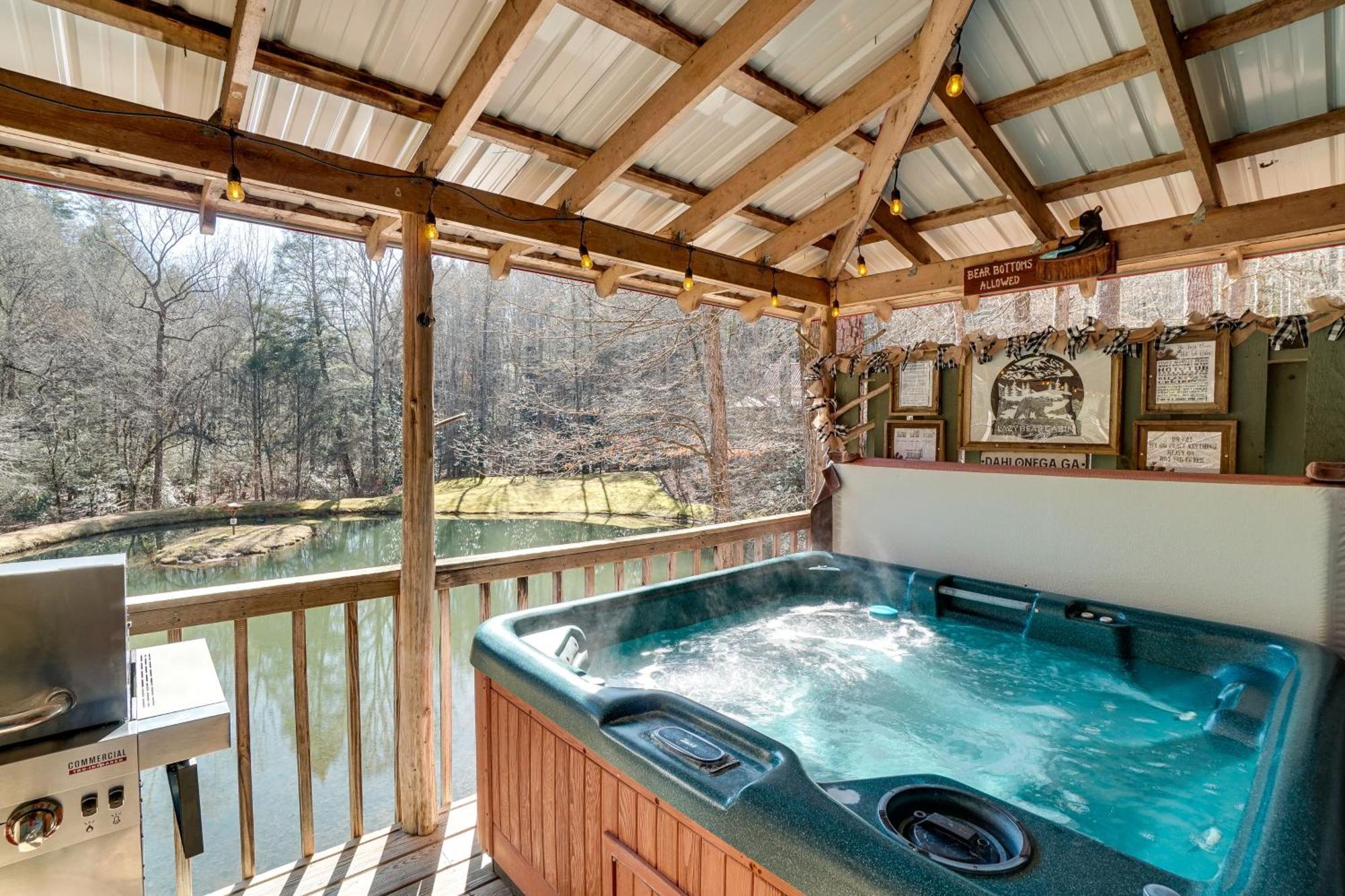 Secluded Family Retreat In Dahlonega With Hot Tub! Βίλα Εξωτερικό φωτογραφία