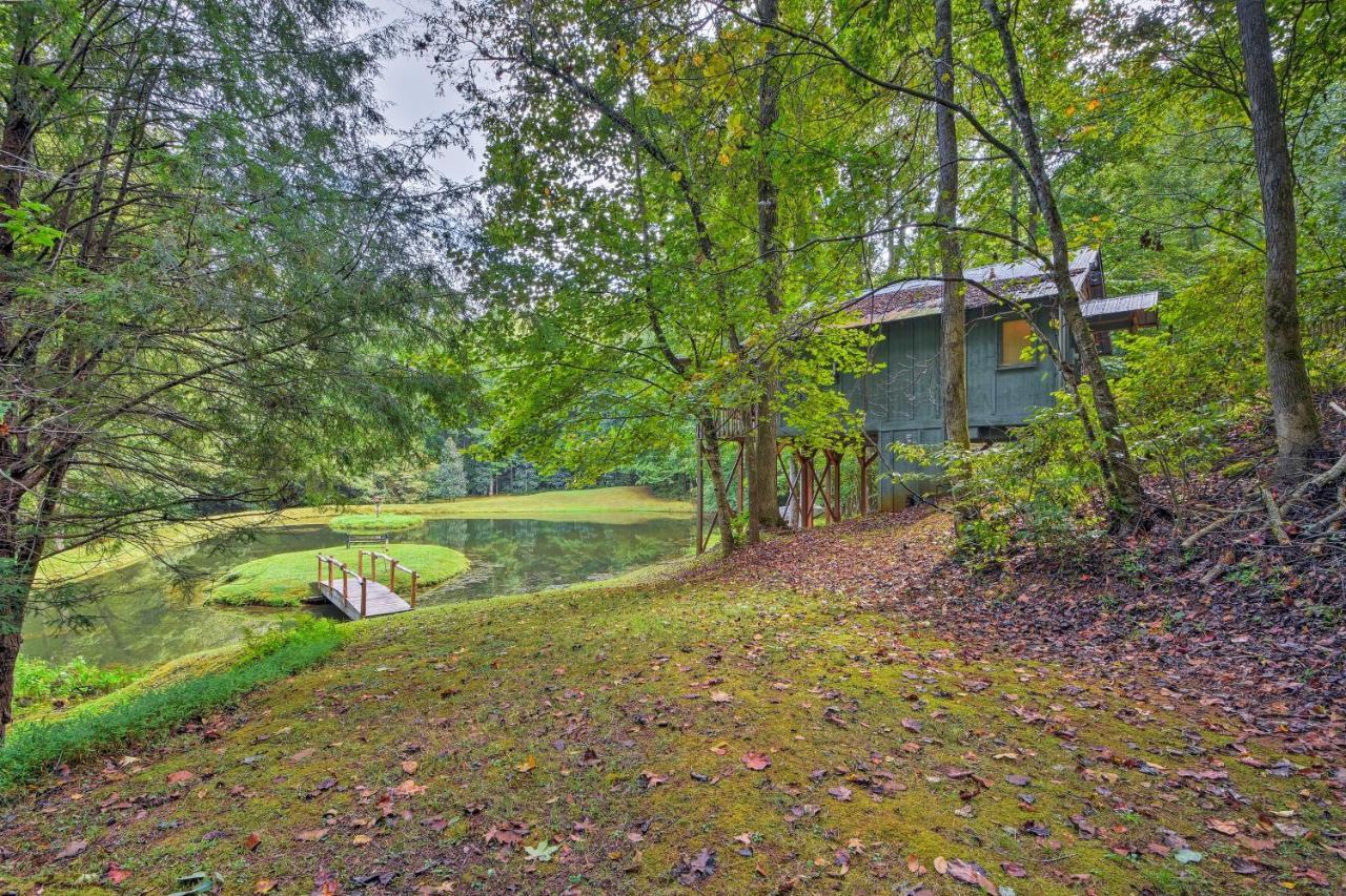 Secluded Family Retreat In Dahlonega With Hot Tub! Βίλα Εξωτερικό φωτογραφία